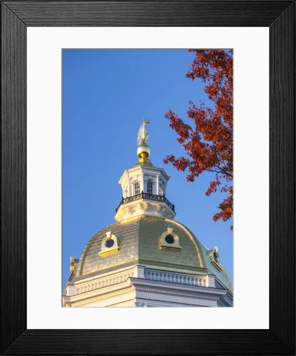 Framed Print : USA, New England, New Hampshire, Concord, New Hampshire State House, sunset Framed Print : USA, New England, New Hampshire, Concord, New Hampshire State House, sunset