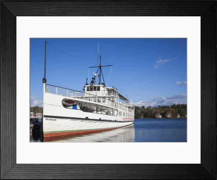 Framed Print : USA, New England, New Hampshire, Lakes Region, Center Harbor, The Mount Washington Framed Print : USA, New England, New Hampshire, Lakes Region, Center Harbor, The Mount Washington