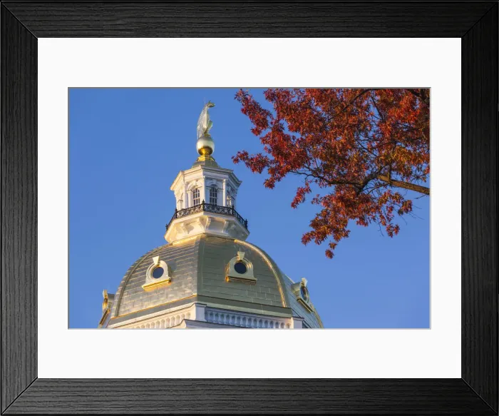 Framed Print : USA, New England, New Hampshire, Concord, New Hampshire State House, sunset Framed Print : USA, New England, New Hampshire, Concord, New Hampshire State House, sunset