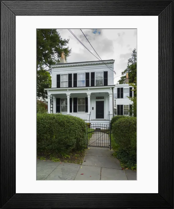 Framed Print : USA, New Jersey, Princeton, former residence of Albert Einstein while at Princeton Framed Print : USA, New Jersey, Princeton, former residence of Albert Einstein while at Princeton