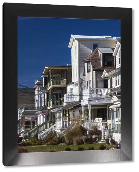 USA, New Jersey, Ocean Grove, beachfront houses