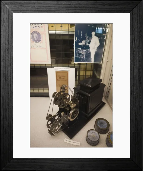 Framed Print : USA, New Jersey, West Orange, Thomas Edison National Historical Park, interior, Edison Framed Print : USA, New Jersey, West Orange, Thomas Edison National Historical Park, interior, Edison