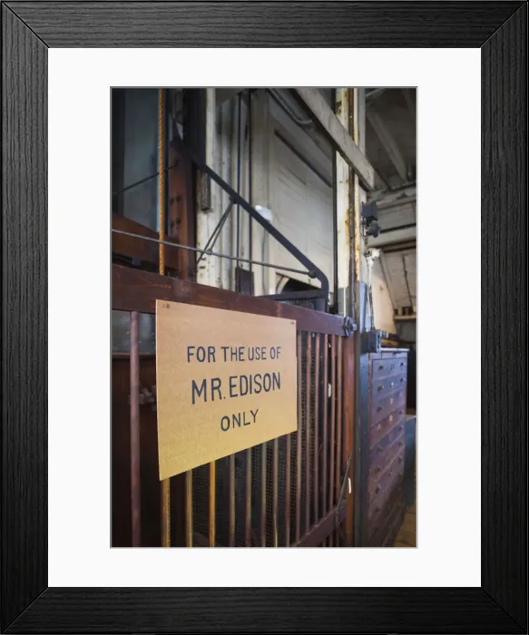 Framed Print : USA, New Jersey, West Orange, Thomas Edison National Historical Park, interior Framed Print : USA, New Jersey, West Orange, Thomas Edison National Historical Park, interior