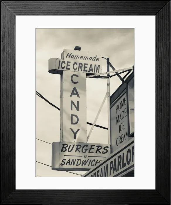 Framed Print : USA, New Jersey, Bloomfield, Holstens Ice Cream Parlor, final location used for Framed Print : USA, New Jersey, Bloomfield, Holstens Ice Cream Parlor, final location used for