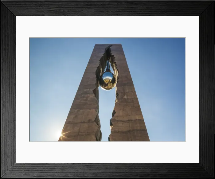 Framed Print : USA, New Jersey, Bayonne, Tear of Grief Memorial by Russian sculptor Zurab Tsereteli Framed Print : USA, New Jersey, Bayonne, Tear of Grief Memorial by Russian sculptor Zurab Tsereteli