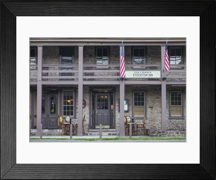 Framed Print : USA, New Jersey, Delaware River Valley, Stockton, the Stockton Inn, historic hotel Framed Print : USA, New Jersey, Delaware River Valley, Stockton, the Stockton Inn, historic hotel