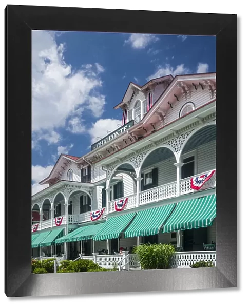 USA, New Jersey, Cape May, The Chalfonte Hotel, hotel in Victorian era building