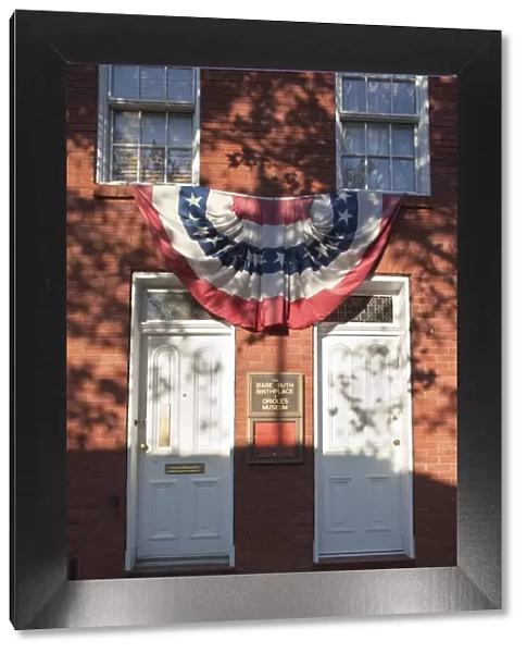 USA, Maryland, Baltimore, Babe Ruth Birthplace Museum, former home of legendary baseball