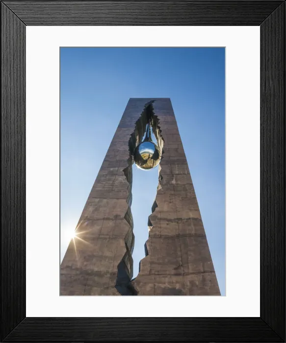 Framed Print : USA, New Jersey, Bayonne, Tear of Grief Memorial by Russian sculptor Zurab Tsereteli Framed Print : USA, New Jersey, Bayonne, Tear of Grief Memorial by Russian sculptor Zurab Tsereteli