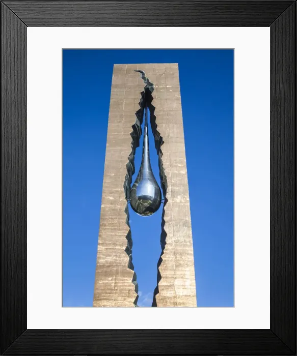 Framed Print : USA, New Jersey, Bayonne, Tear of Grief Memorial by Russian sculptor Zurab Tsereteli Framed Print : USA, New Jersey, Bayonne, Tear of Grief Memorial by Russian sculptor Zurab Tsereteli