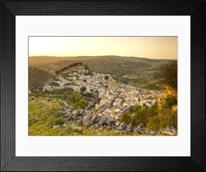 Framed Print : Montefrio at sunset, Granada Province, Andalusia, Spain Framed Print : Montefrio at sunset, Granada Province, Andalusia, Spain