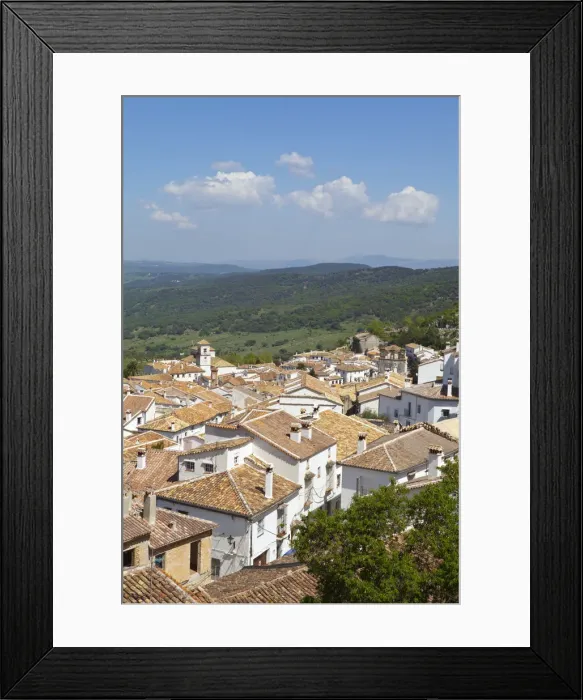 Framed Print : Grazalema, Grazalema, Cadiz Province, Andalusia, Spain Framed Print : Grazalema, Grazalema, Cadiz Province, Andalusia, Spain