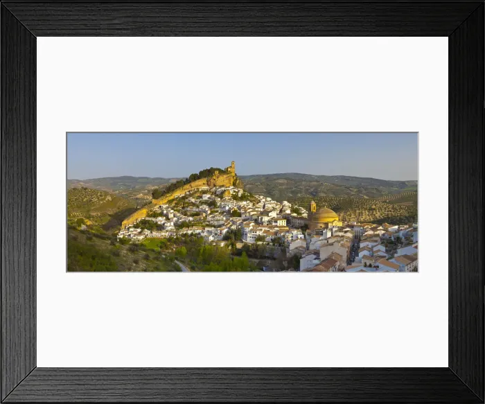 Framed Print : Montefrio illuminated at sunrise, Granada Province, Andalusia, Spain Framed Print : Montefrio illuminated at sunrise, Granada Province, Andalusia, Spain