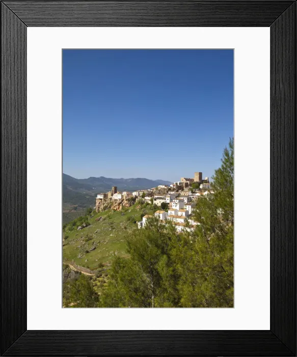 Framed Print : Fortified hilltop village of Hornos, Hornos, Jaen Province, Andalusia, Spain Framed Print : Fortified hilltop village of Hornos, Hornos, Jaen Province, Andalusia, Spain