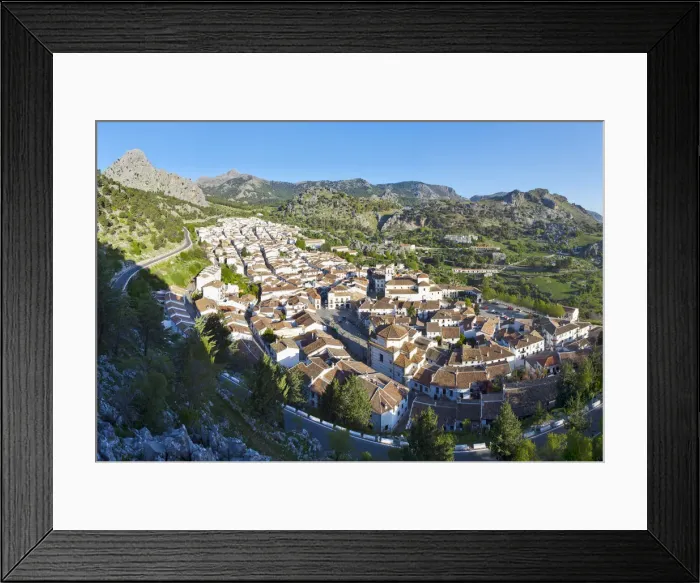 Framed Print : Grazalema, Grazalema, Cadiz Province, Andalusia, Spain Framed Print : Grazalema, Grazalema, Cadiz Province, Andalusia, Spain