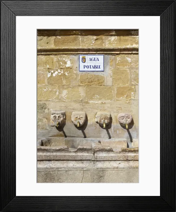 Framed Print : Roman water fountain in central square, Grazalema, Cadiz Province, Andalusia, Spain Framed Print : Roman water fountain in central square, Grazalema, Cadiz Province, Andalusia, Spain