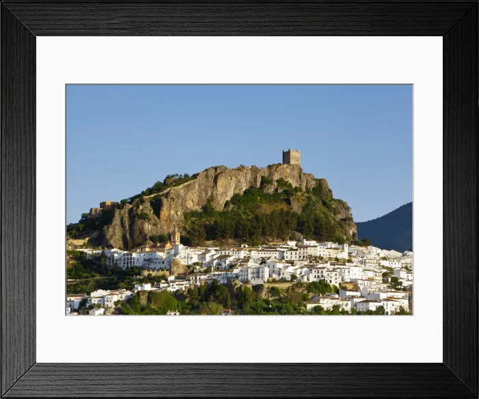 Framed Print : Zahara de la Sierra, Zahara de la Sierra, Cadiz Province, Andalusia, Spain Framed Print : Zahara de la Sierra, Zahara de la Sierra, Cadiz Province, Andalusia, Spain