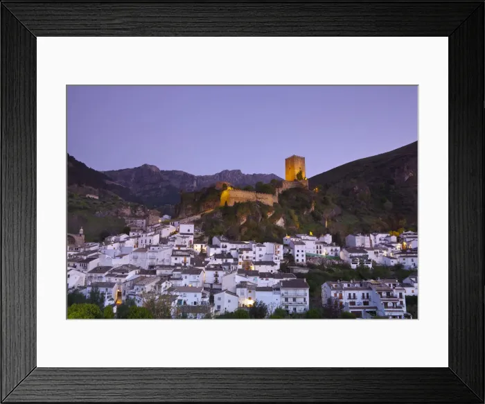 Framed Print : The Moorish Yedra Castle illuminated at dusk, Cazorla, Jaen Province, Andalusia, Spain Framed Print : The Moorish Yedra Castle illuminated at dusk, Cazorla, Jaen Province, Andalusia, Spain