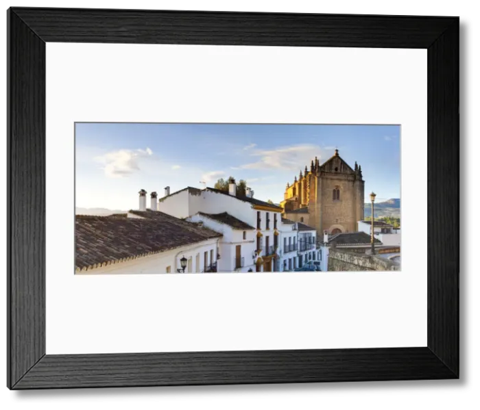 Framed Print : Iglesia de Espiritu Santo, the first church built after reconquest of the city by