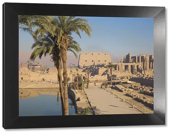 Egypt, Luxor, Karnak Temple, Temple of Amun & Sacred Lake