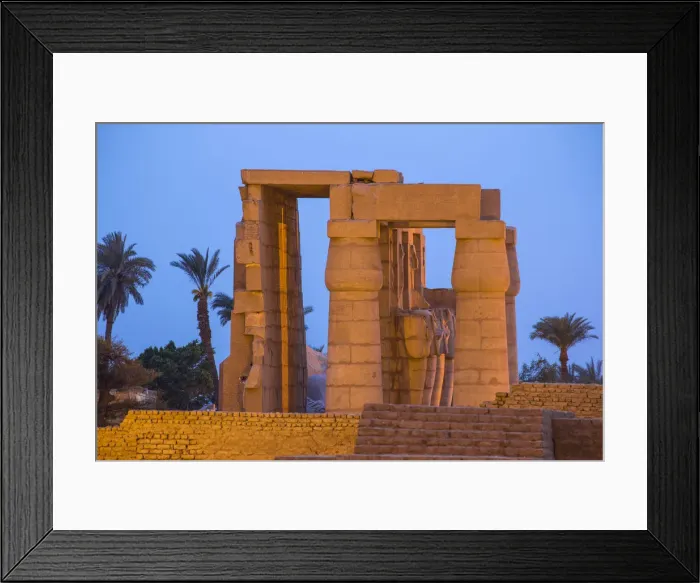 Framed Print : Egypt, Luxor, West Bank, the Temple of Ramessess 11 known as The Ramesseum Framed Print : Egypt, Luxor, West Bank, the Temple of Ramessess 11 known as The Ramesseum