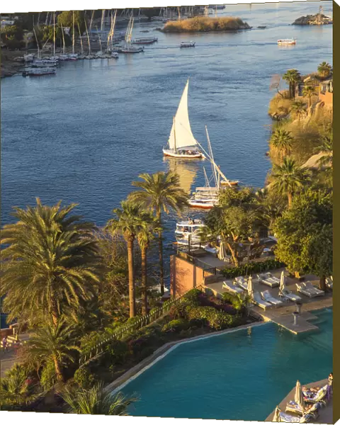 Sofitel Legend Old Cataract hotel situated on the banks of the river Nile