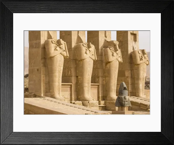 Framed Print : Egypt, Luxor, West Bank, the Temple of Ramessess 11 known as The Ramesseum Framed Print : Egypt, Luxor, West Bank, the Temple of Ramessess 11 known as The Ramesseum