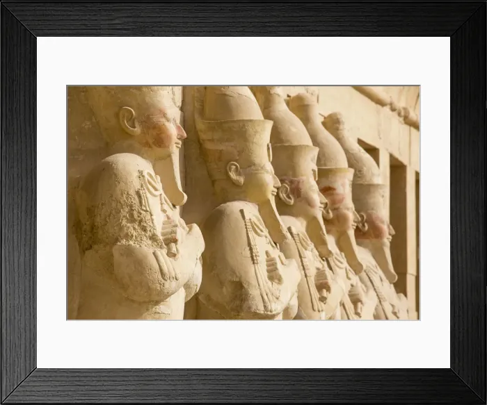 Framed Print : Egypt, Luxor, West Bank, Deir Al Bahri, Temple of Hatshepsut also known as Djeser-Djeseru Framed Print : Egypt, Luxor, West Bank, Deir Al Bahri, Temple of Hatshepsut also known as Djeser-Djeseru