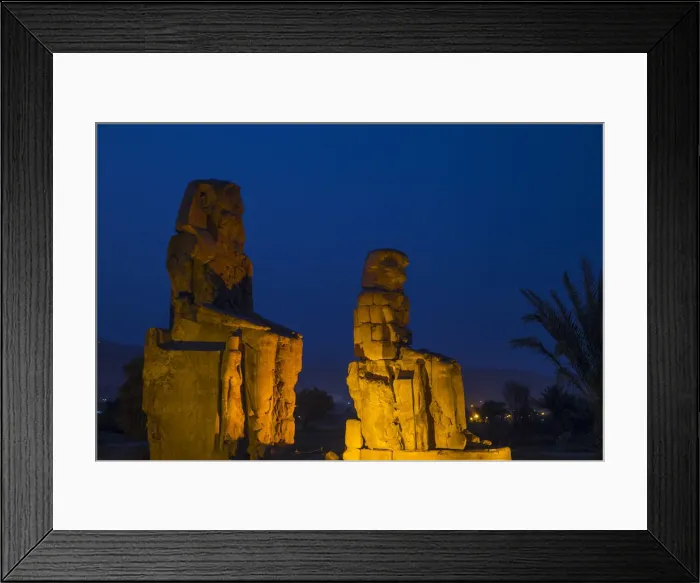Framed Print : Egypt, Luxor, West Bank, Colossi of Memnan at The mortuary temple of Amenhotep 111 Framed Print : Egypt, Luxor, West Bank, Colossi of Memnan at The mortuary temple of Amenhotep 111