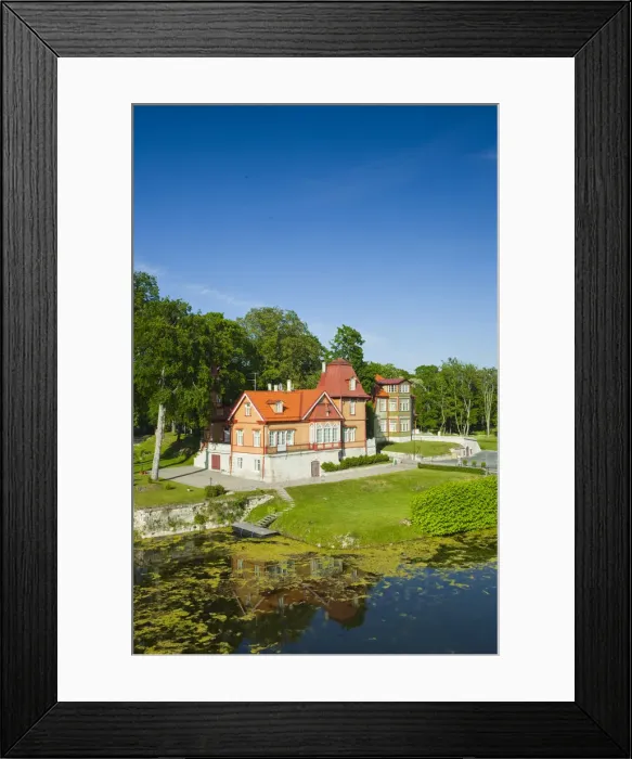 Framed Print : Estonia, Western Estonia Islands, Saaremaa Island, Kuressaare, Kuressaare Castle Park Framed Print : Estonia, Western Estonia Islands, Saaremaa Island, Kuressaare, Kuressaare Castle Park
