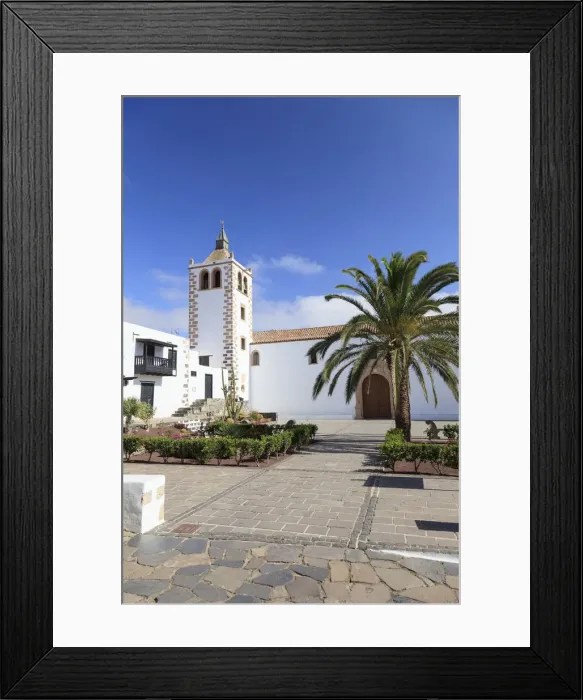 Framed Print : Spain, Canary Islands, Fuerteventura, Historic Betancuria town