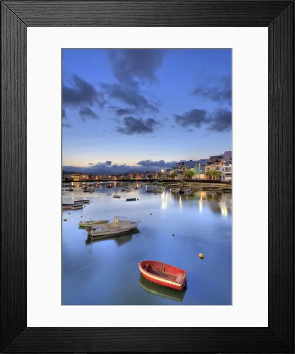 Framed Print : Spain, Canary Islands, Lanzarote, Charco de San Gines (Old Harbour) Framed Print : Spain, Canary Islands, Lanzarote, Charco de San Gines (Old Harbour)