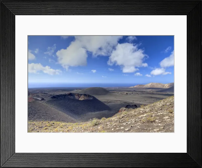 Framed Print : Spain, Canary Islands, Lanzarote, Timanfaya National Park, Volcanic Craters Framed Print : Spain, Canary Islands, Lanzarote, Timanfaya National Park, Volcanic Craters