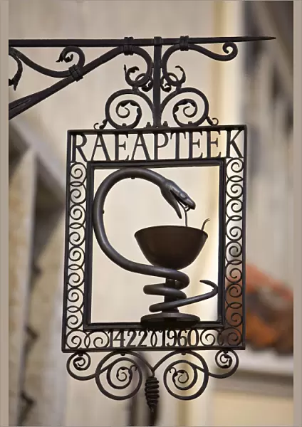 Old Chemist Sign, Tallinn, Estonia
