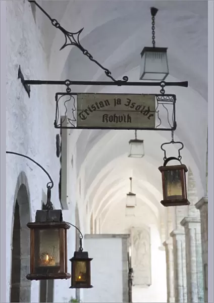 Estonia, Tallinn, Old Town, Town Hall archway