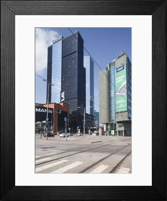 Framed Print : Estonia, Tallinn, New Town highrise buildings on Tartu Mantee Street Framed Print : Estonia, Tallinn, New Town highrise buildings on Tartu Mantee Street
