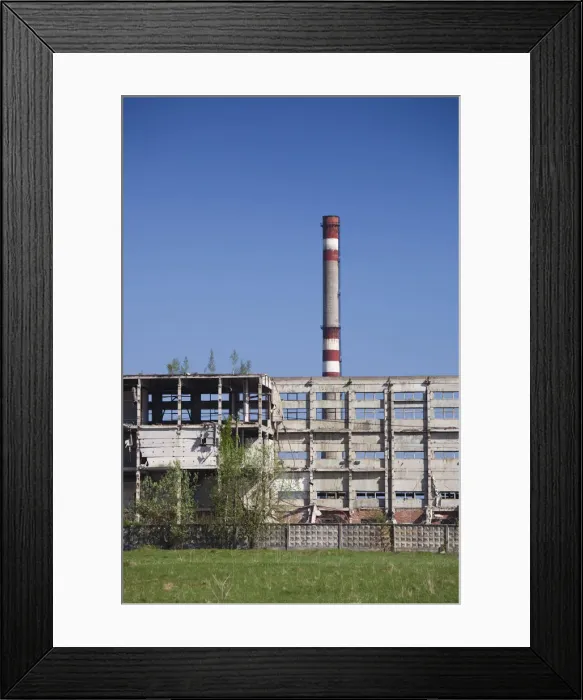 Framed Print : Estonia, Northeastern Estonia, Sillamae, former Soviet-era secret uranium processing city