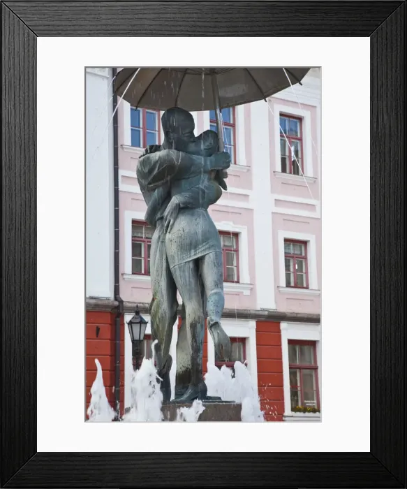 Framed Print : Estonia, Southeastern Estonia, Tartu, Raekoja Plats, Town Hall Square, Kissing Students Framed Print : Estonia, Southeastern Estonia, Tartu, Raekoja Plats, Town Hall Square, Kissing Students