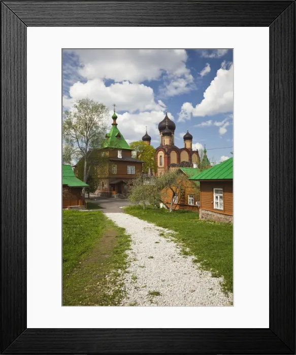 Framed Print : Estonia, Northeastern Estonia, Kuremae, Russian Orthodox Puhtitsa Convent, b. 1895 Framed Print : Estonia, Northeastern Estonia, Kuremae, Russian Orthodox Puhtitsa Convent, b. 1895