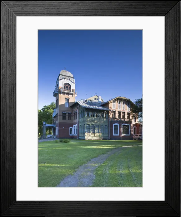Framed Print : Estonia, Southwestern Estonia, Parnu, Ammende Villa, Art-Nouveau-Jugendstil hotel, b