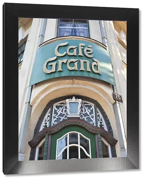 Estonia, Southwestern Estonia, Parnu, Art-nouveau-Jugendstil style, Grand Cafe building