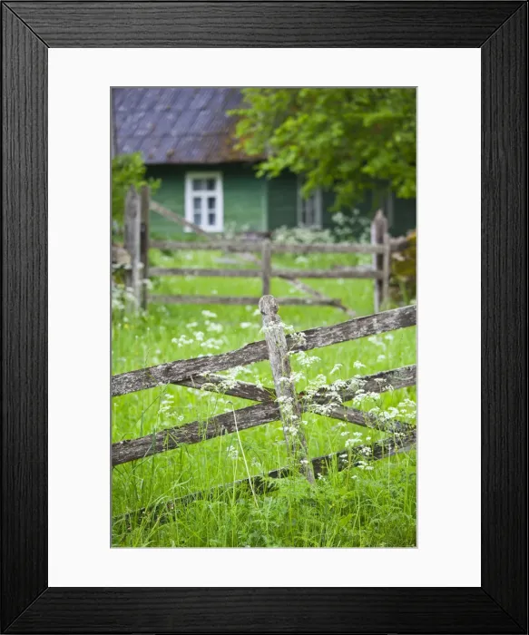 Framed Print : Estonia, Western Estonia Islands, Muhu Island, Koguva, Muhu Open Air Museum, gate Framed Print : Estonia, Western Estonia Islands, Muhu Island, Koguva, Muhu Open Air Museum, gate