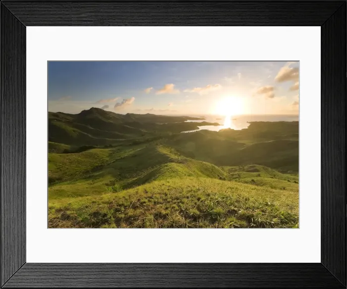 Framed Print : Elevated view of Nacula Island, Yasawa Chain, Fiji Framed Print : Elevated view of Nacula Island, Yasawa Chain, Fiji