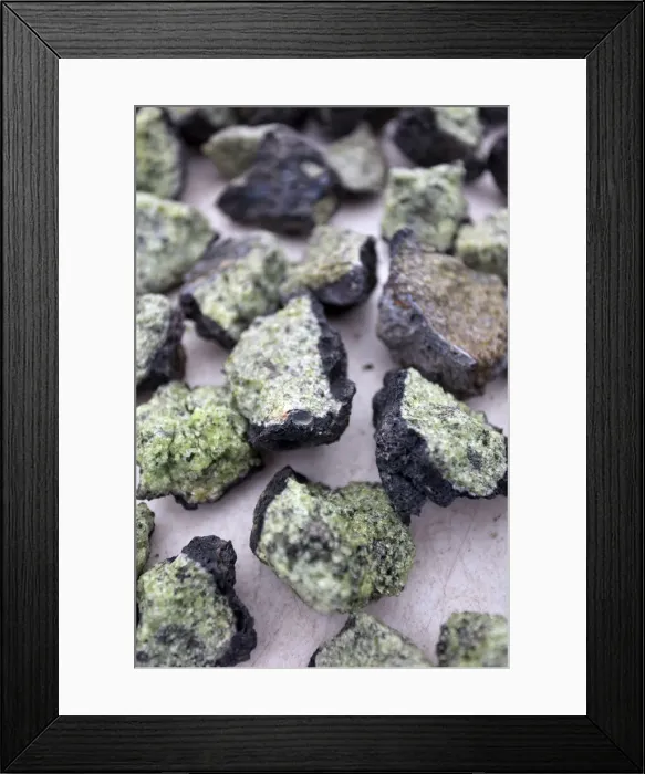 Framed Print : Spain, Canary Islands, Lanzarote, El Golfo, Olivina Stones for sale Framed Print : Spain, Canary Islands, Lanzarote, El Golfo, Olivina Stones for sale