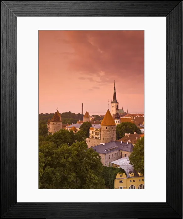 Framed Print : Old Town from Toompea, Tallinn, Estonia Framed Print : Old Town from Toompea, Tallinn, Estonia