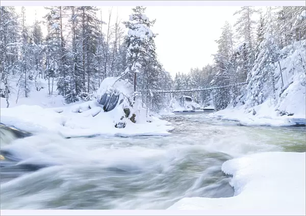Myllykoski rapids, Juuma, Oulankajoki National Park, Kuusamo, Finland