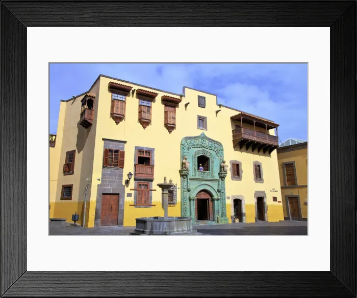 Framed Print : Casa de Colon, Vegueta Old Town, Las Palmas de Gran Canaria, Gran Canaria, Canary Islands Framed Print : Casa de Colon, Vegueta Old Town, Las Palmas de Gran Canaria, Gran Canaria, Canary Islands