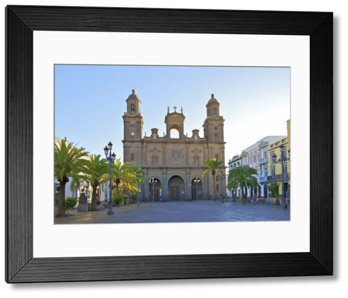 Framed Print : Santa Ana Cathedral, Vegueta Old Town, Las Palmas de Gran Canaria, Gran Canaria, Canary Framed Print : Santa Ana Cathedral, Vegueta Old Town, Las Palmas de Gran Canaria, Gran Canaria, Canary