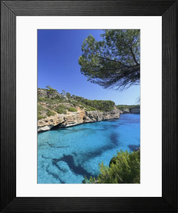Framed Print : Spain, Balearic Islands, Mallorca, Calo d Es Moro Beach Framed Print : Spain, Balearic Islands, Mallorca, Calo d Es Moro Beach