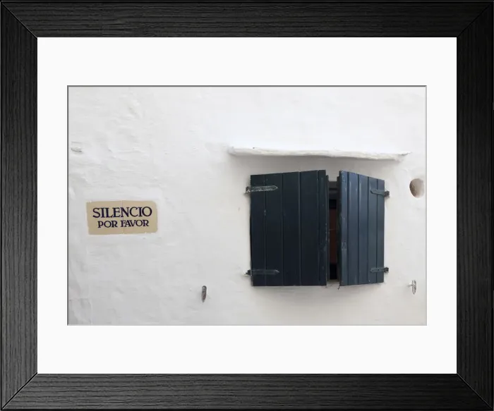 Framed Print : Spain, Balearic Islands, Menorca, Fishing Village of Binibequer Vell Framed Print : Spain, Balearic Islands, Menorca, Fishing Village of Binibequer Vell